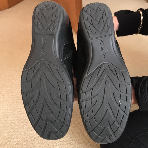 Wedge Black Suede Tall Boots - Picture 6 of 10